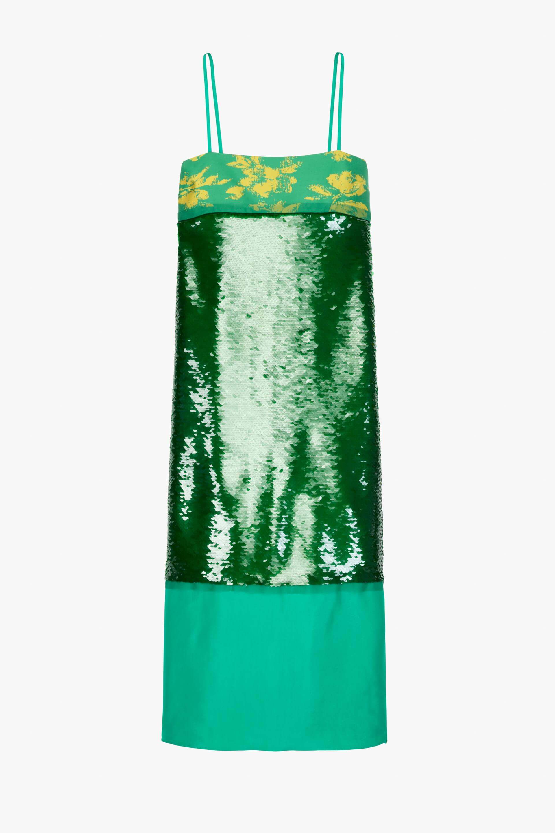 Платье Zara Matching Sequinned - Limited Edition, зеленый платье длинное шлица сбоку m синий