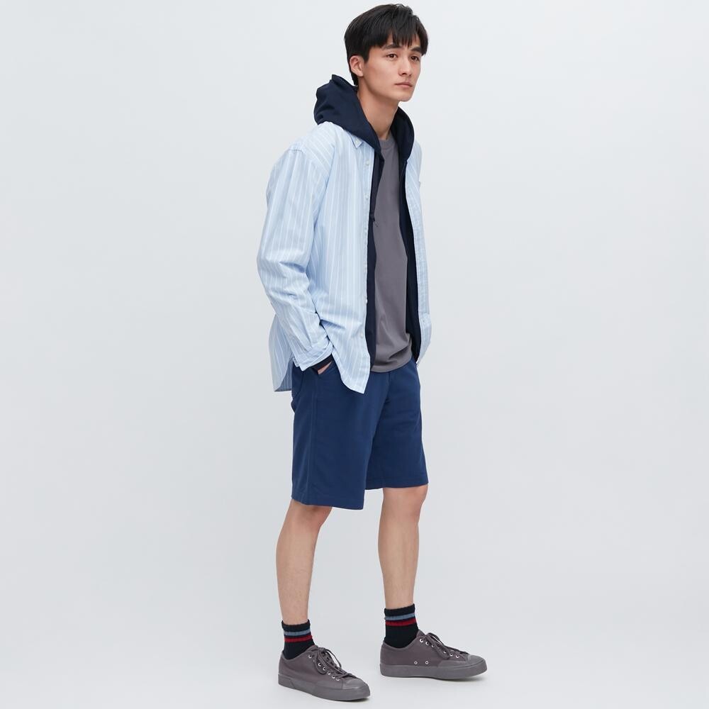 

Шорты трикотажные Uniqlo, синий