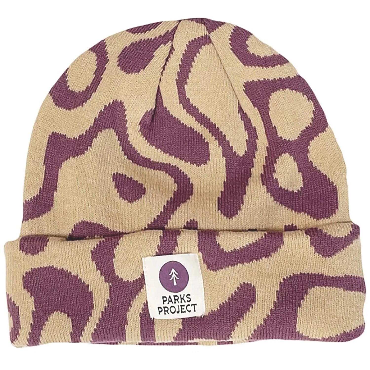 

Parks Project Yellowstone Geysers Intarsia Beanie, фиолетовый