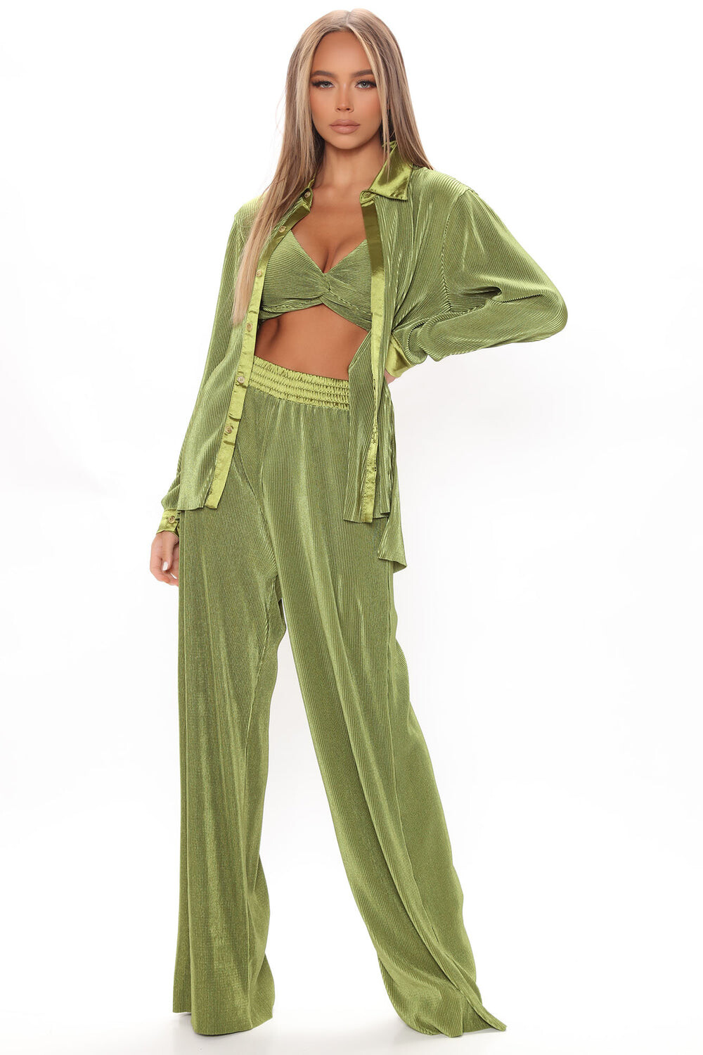 

Брюки Fashion Nova TP3338C, зеленый