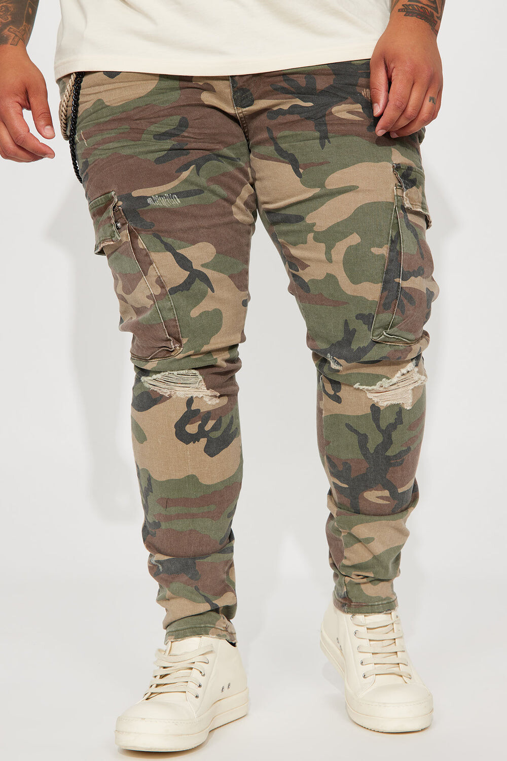 

Брюки карго Fashion Nova GFN72P, камуфляж, Серый