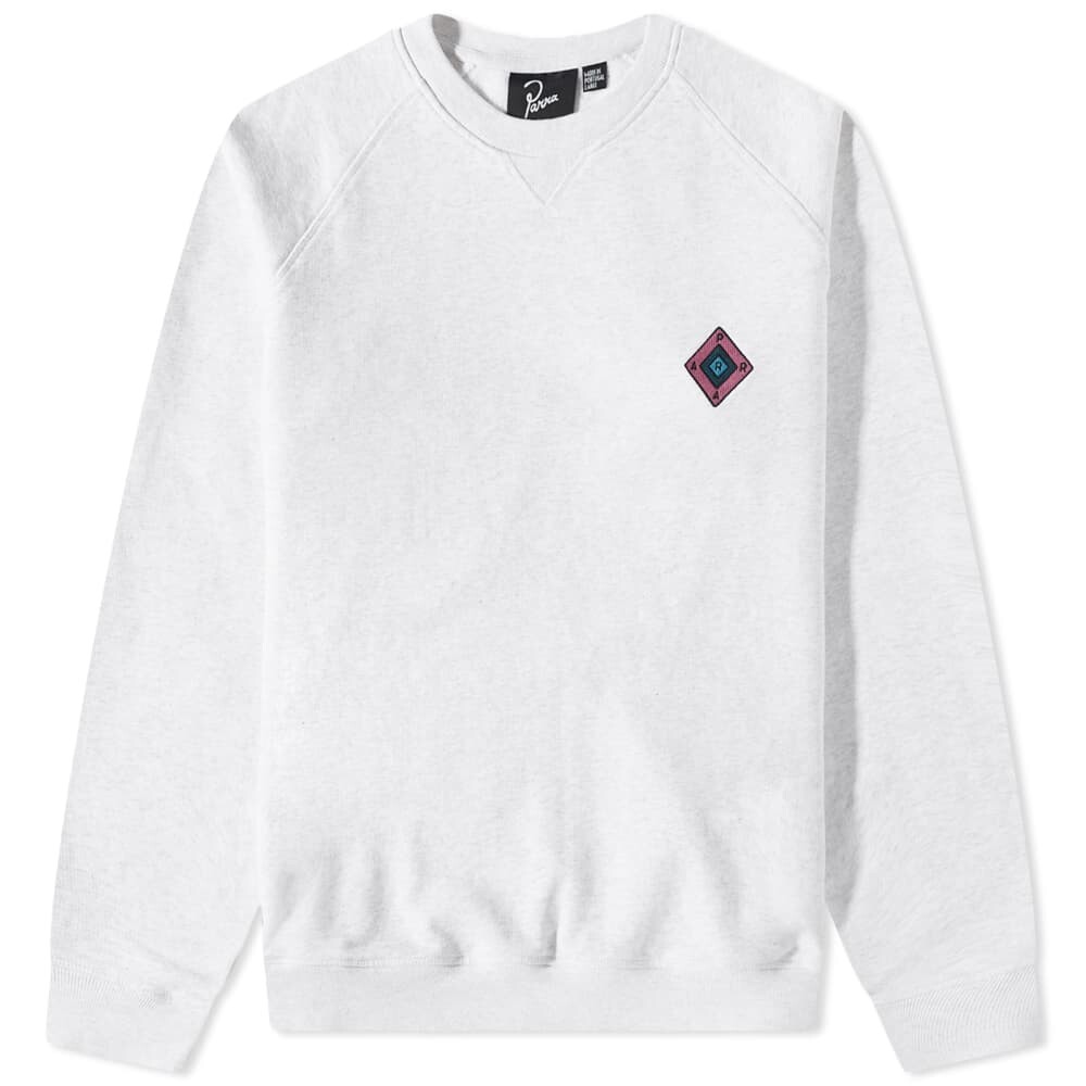 

Толстовка By Parra Diamond Block Logo Crew Sweat, Белый