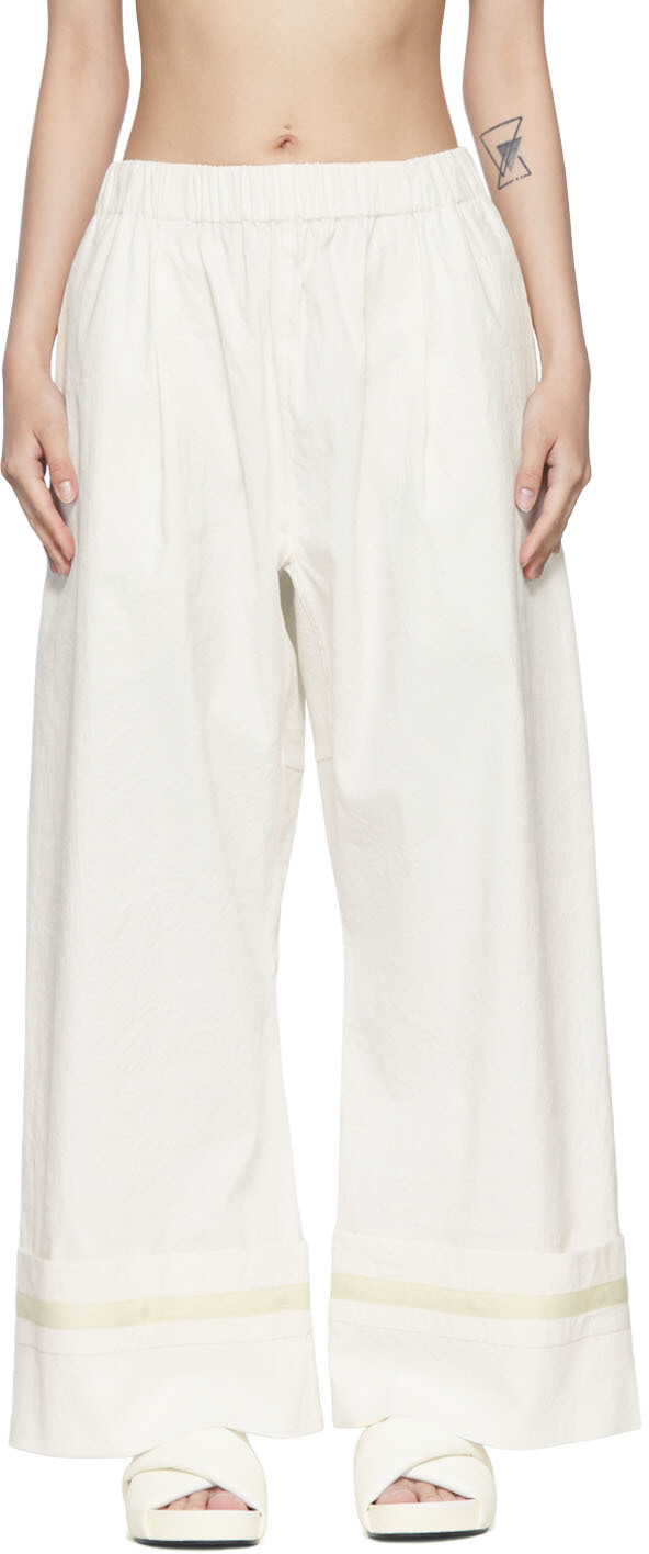 

Эксклюзивные брюки SSENSE Off-White Quira, Белый