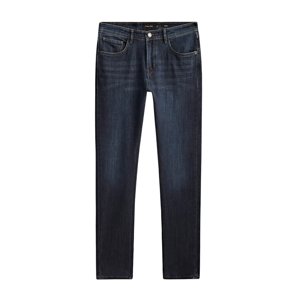 

Джинсы Massimo Dutti Slim Fit Plush, синий