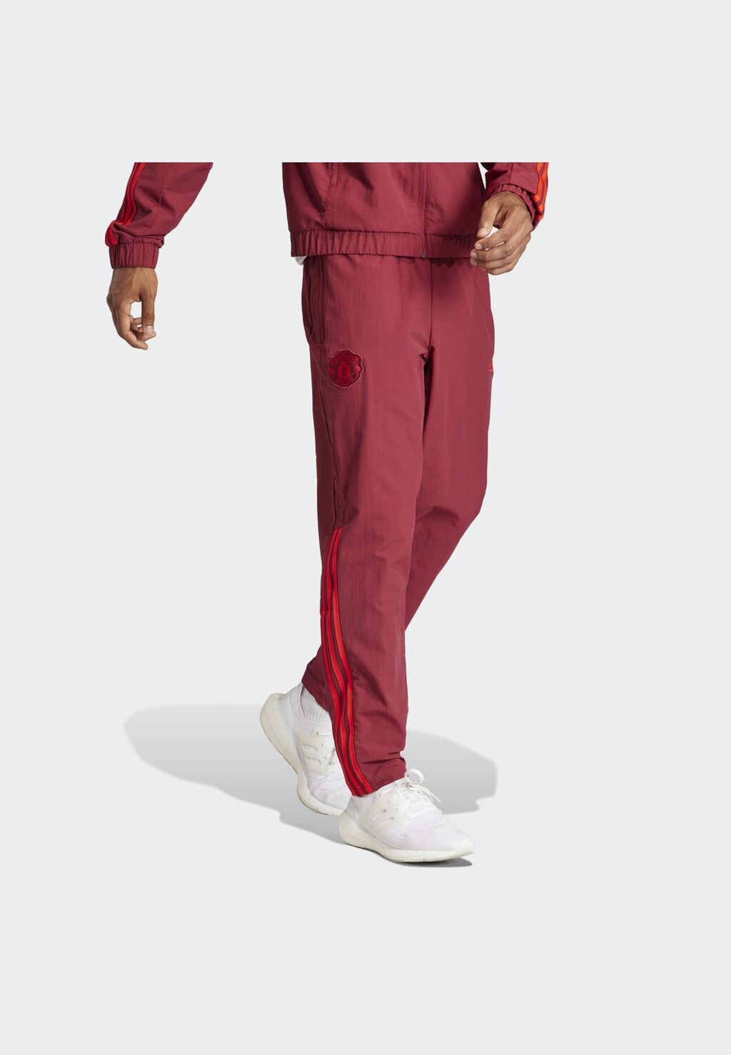 

Team Manchester United 3Rd Presentation Pant Adidas, цвет burgundy
