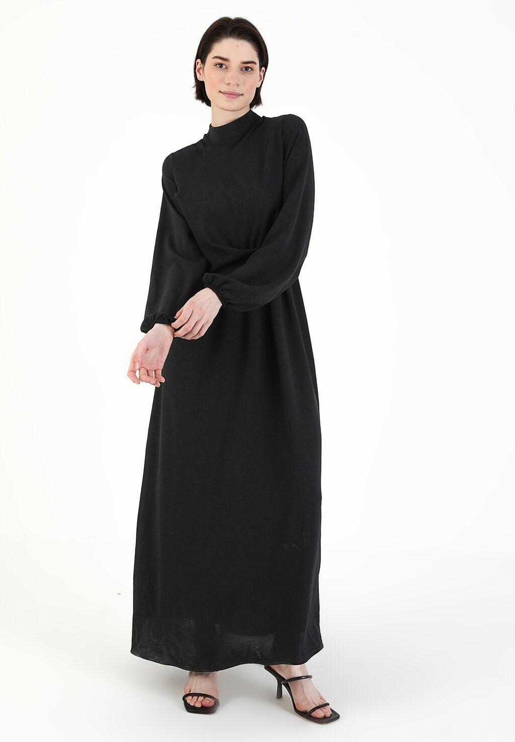 

Длинное платье Modest Refka Casual Modanisa, черный