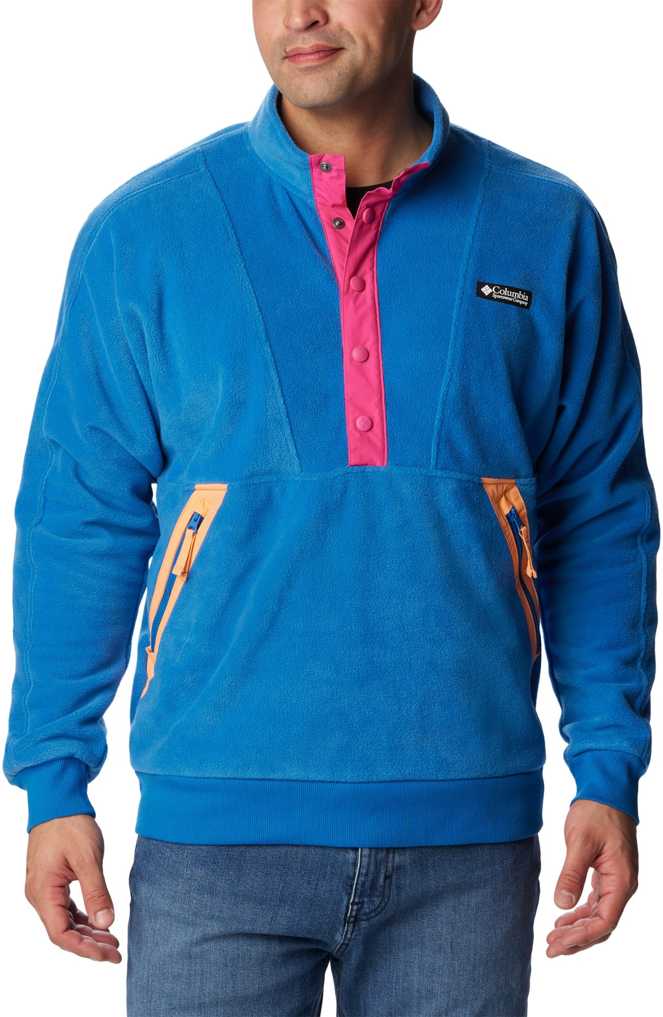 цена Флисовый пуловер Wintertrainer – мужской Columbia, синий