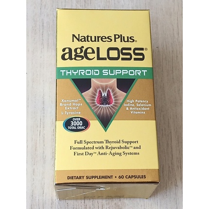 цена Natures Plus Ageloss Поддержка щитовидной железы Nature's Plus