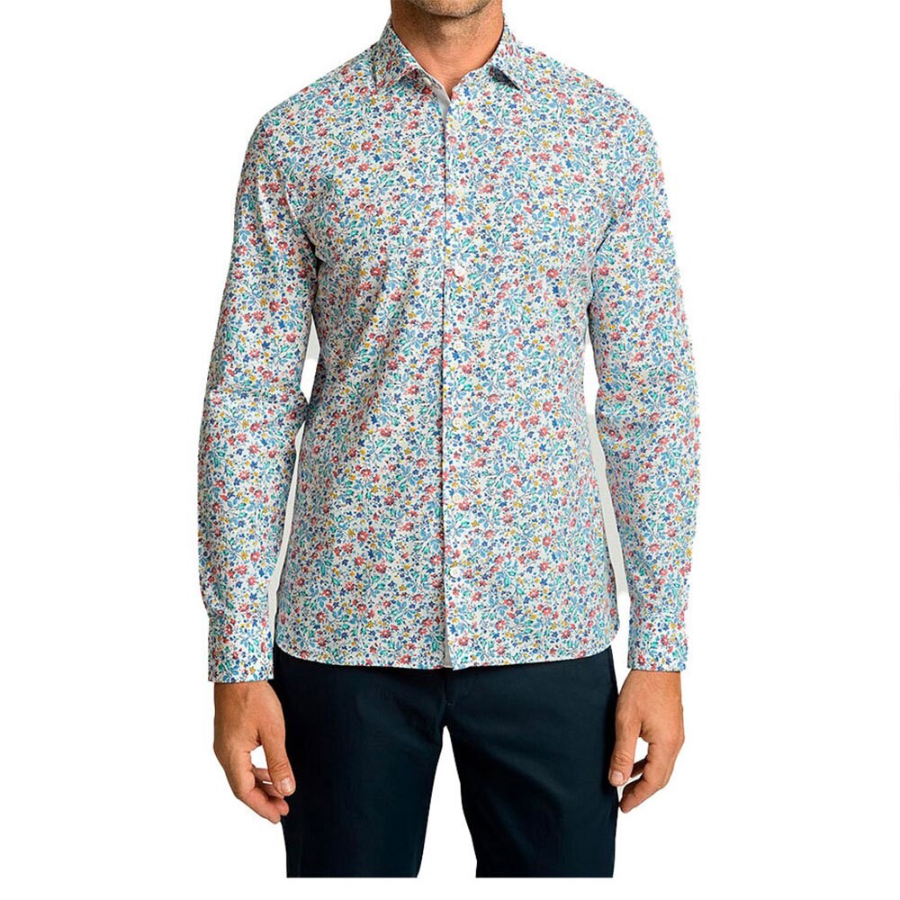 

Рубашка Hackett Floral Outline Print, разноцветный
