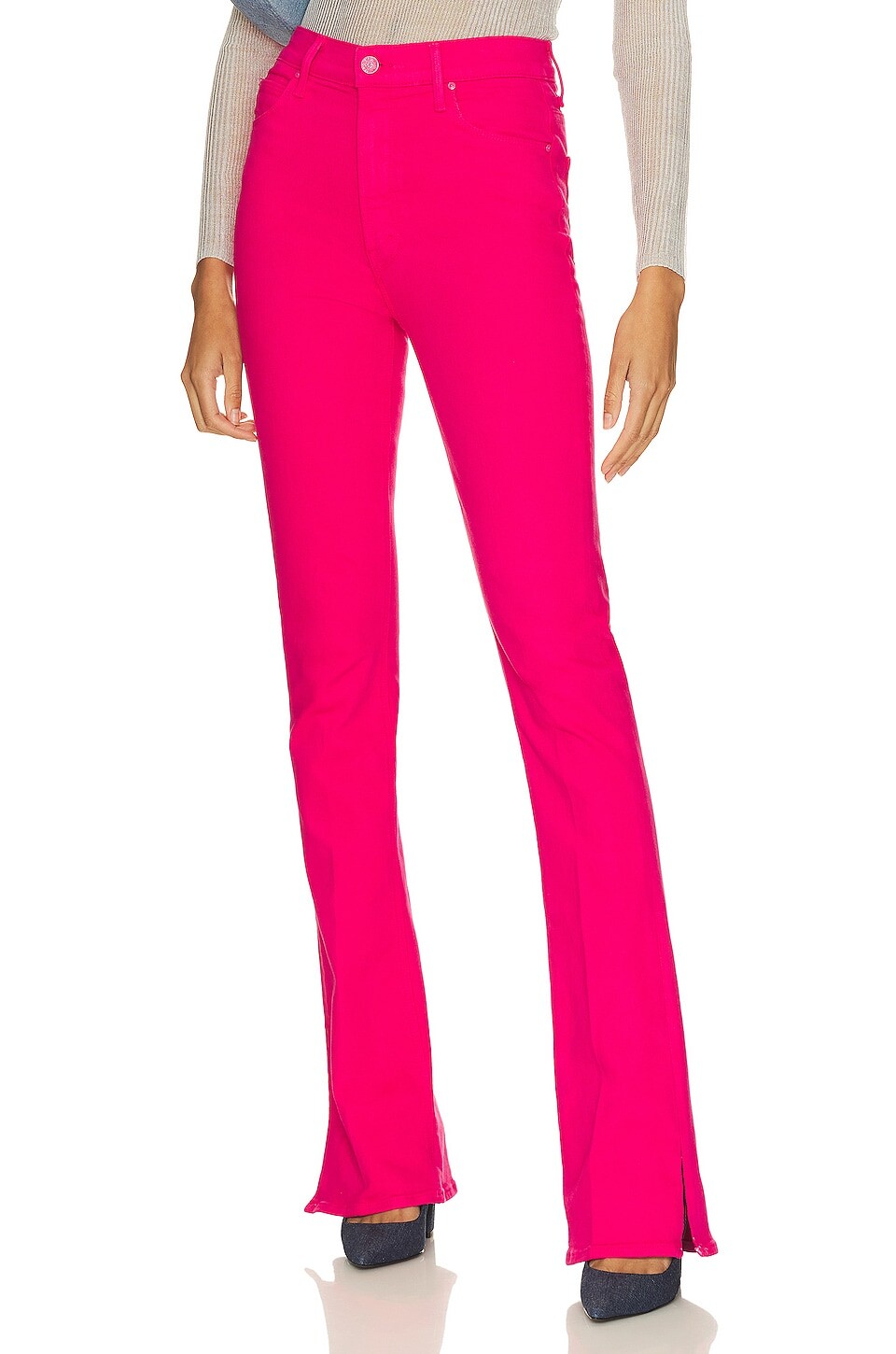

Туфли MOTHER High Waisted Runaway Slice, цвет Raspberry Sorbet