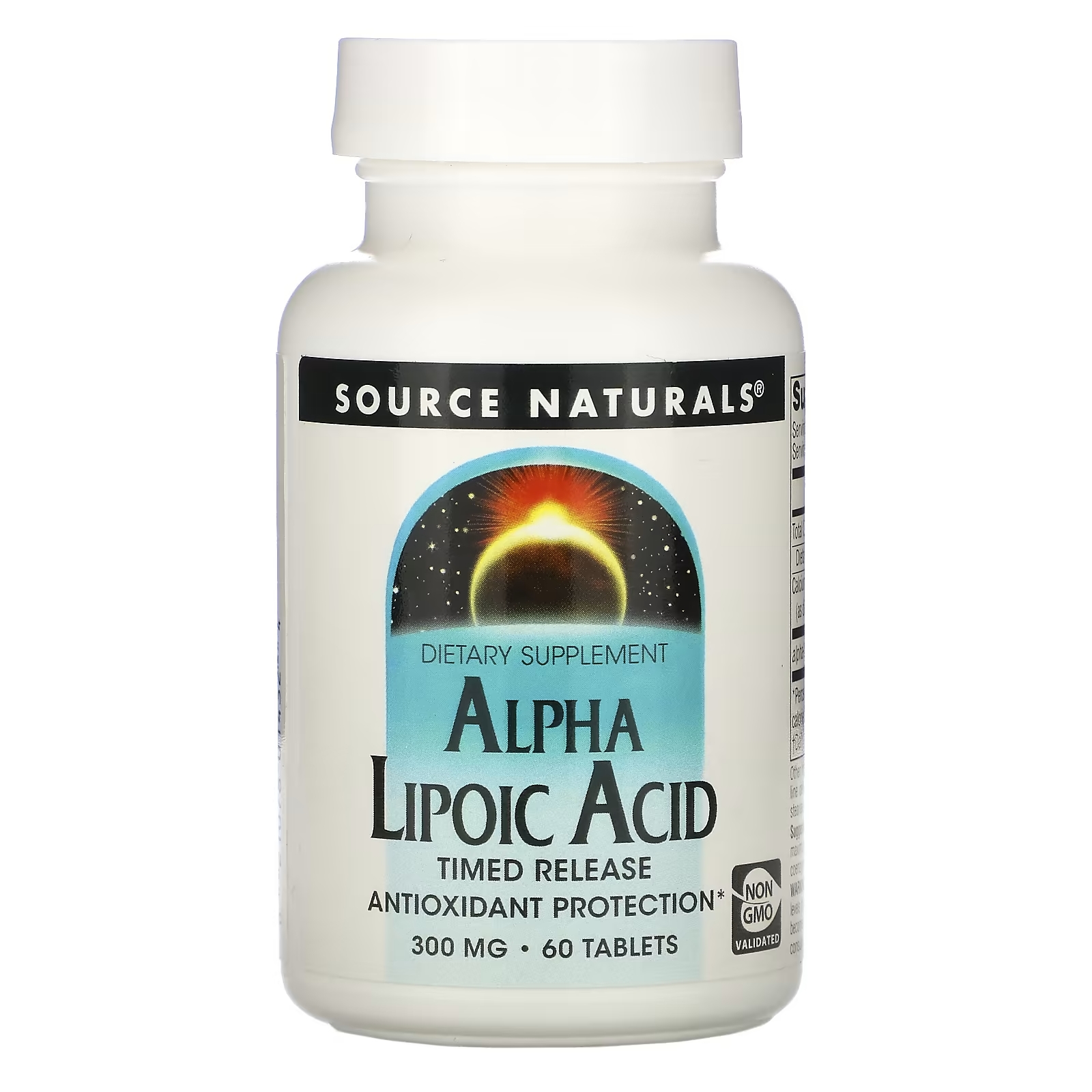 Source Naturals альфа-липоевая кислота медленное высвобождение 300 мг, 60 таблеток