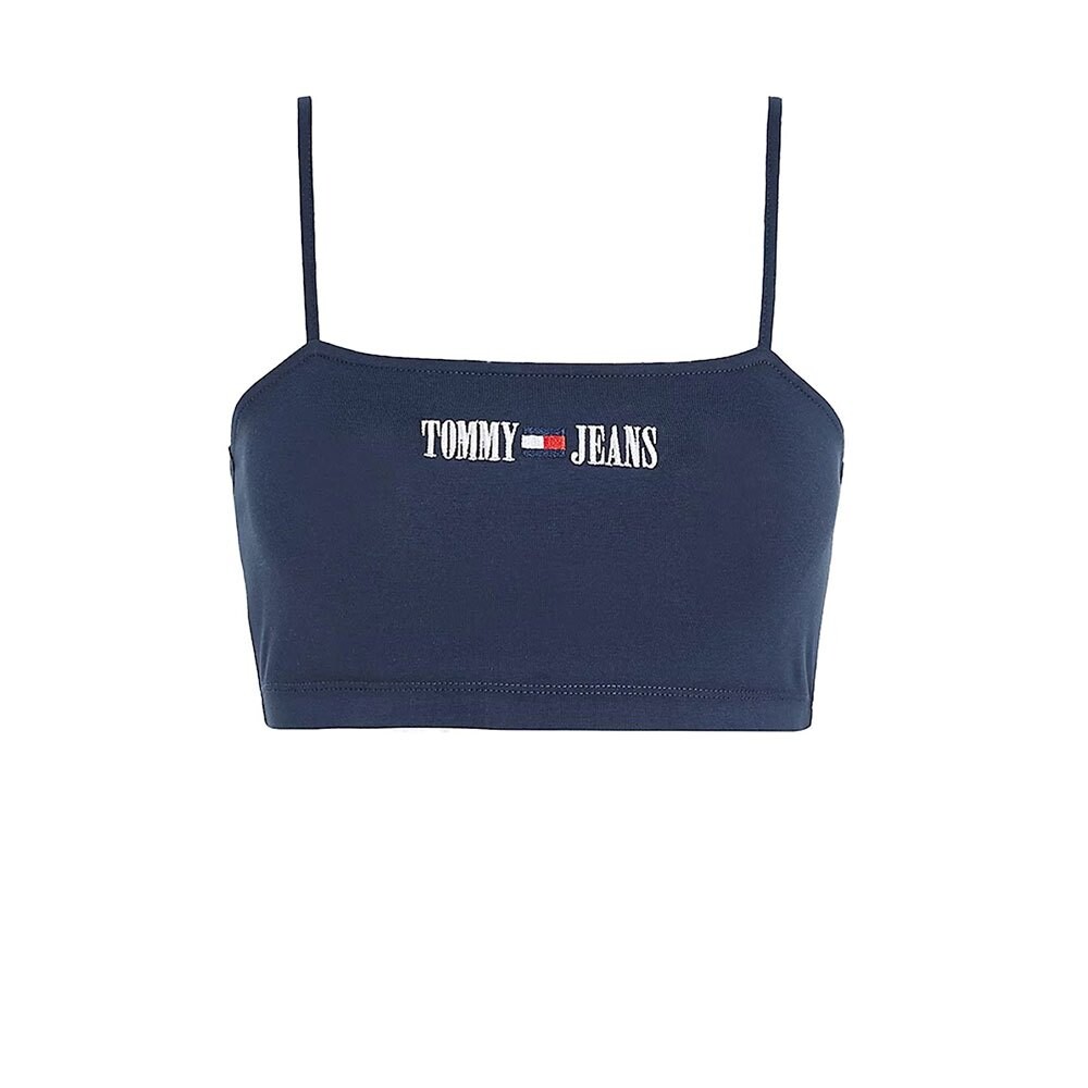 

Топ Tommy Jeans DW0DW15458, синий, Коричневый, Топ Tommy Jeans DW0DW15458, синий