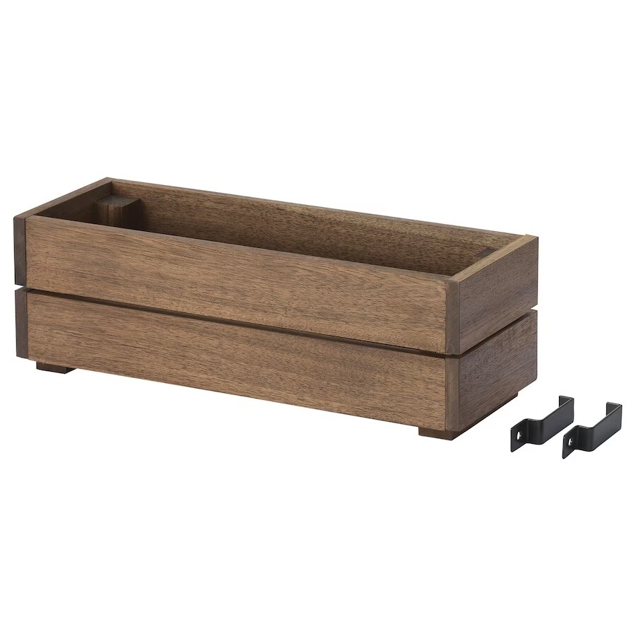 

Ящик для цветов Ikea Stjarnanis, 43x15 см, акация
