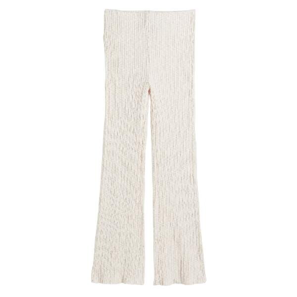 

Брюки домашние H&M Rib-knit, кремовый