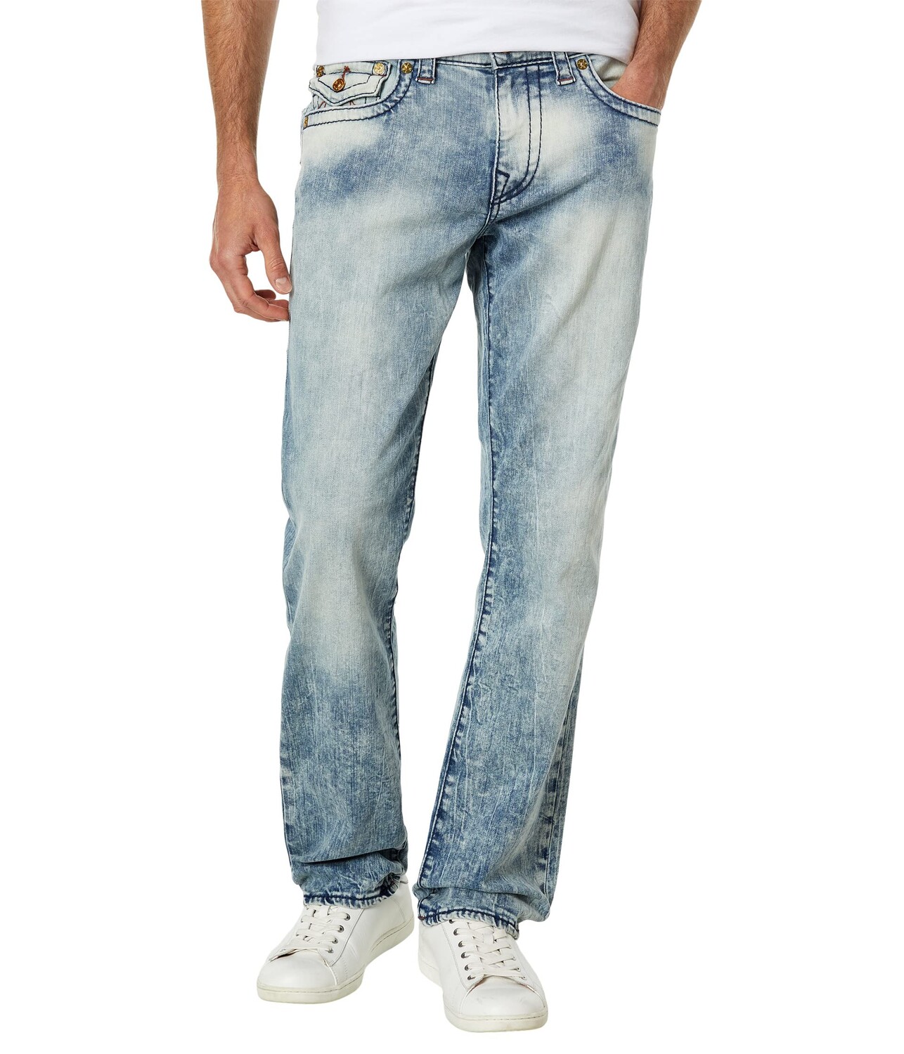 

Джинсы True Religion, Ricky Big T Flap in Feather River