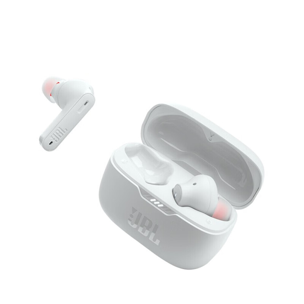 

Bluetooth-гарнитура JBL T230NC TWS с активным шумоподавлением, длительным временем автономной работы, высоким качеством звука, водонепроницаемые, белый