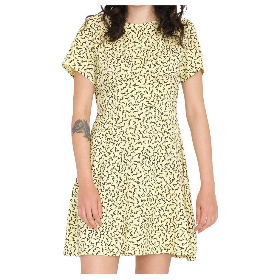 Платье Volcom Women's Surfpunk S/S Dress, цвет Aura Yellow