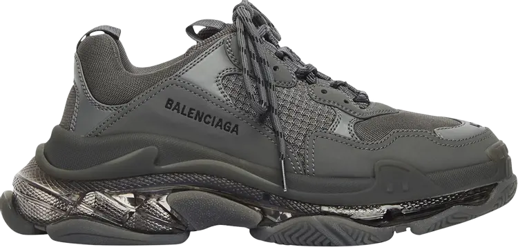 

Кроссовки Balenciaga Wmns Triple S Sneaker Clear Sole - Grey, серый