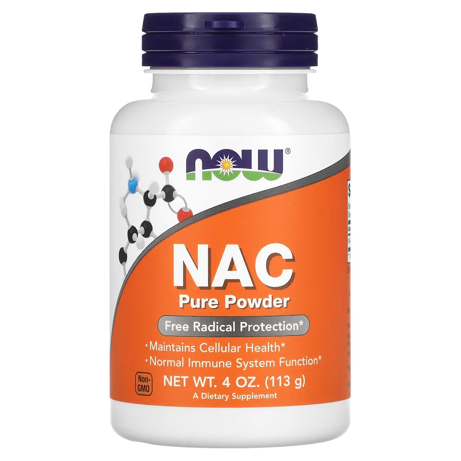 NOW Foods NAC Pure Powder, 113 г набор аминокислот в капсулах now foods nac with selenium
