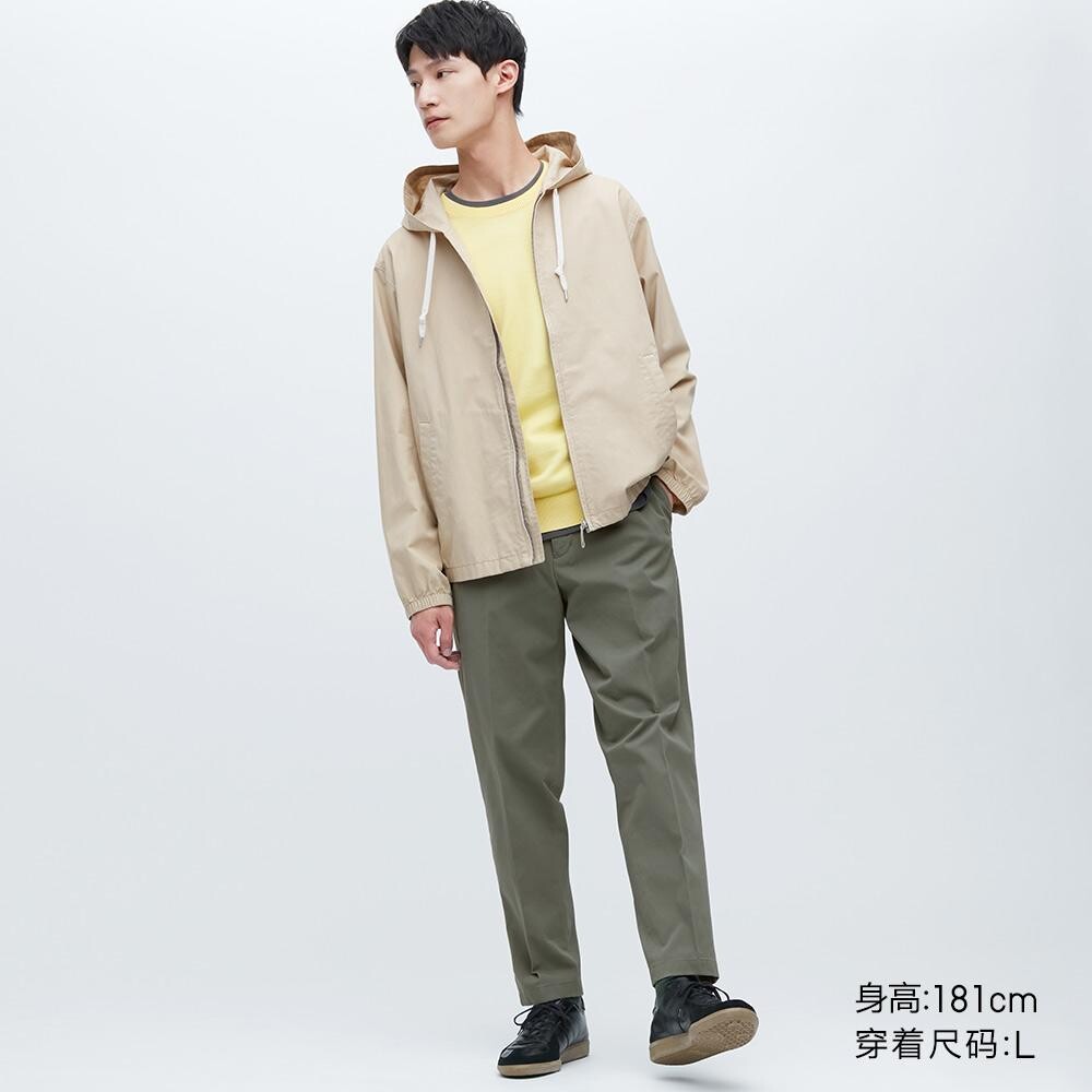 

Брюки повседневные Uniqlo, оливковый