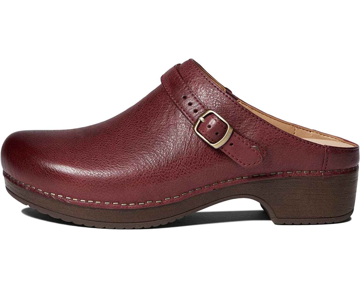 

Сабо Berry Dansko, рубиновый фрезерованный полированный