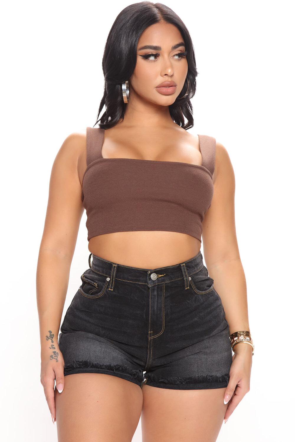 

Топ Fashion Nova 73558, шоколад