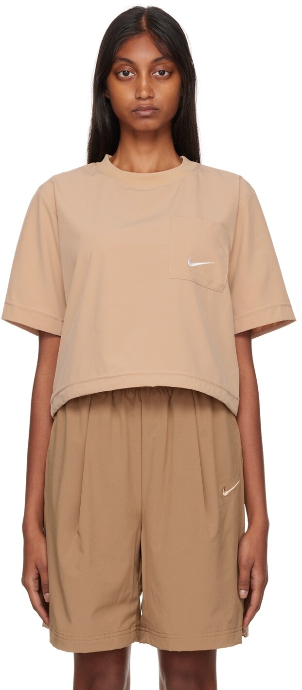 

Бежевая футболка Everyday Modern Modern Nike