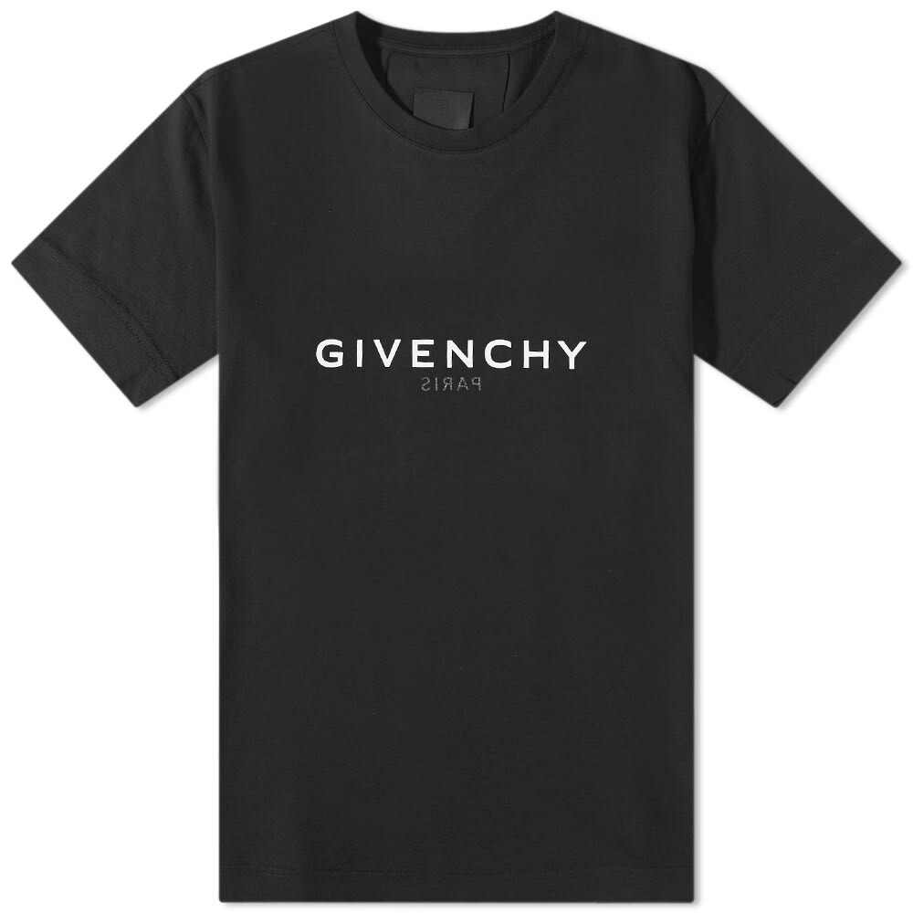 

Футболка Givenchy Paris Reverse Logo Tee, Серый