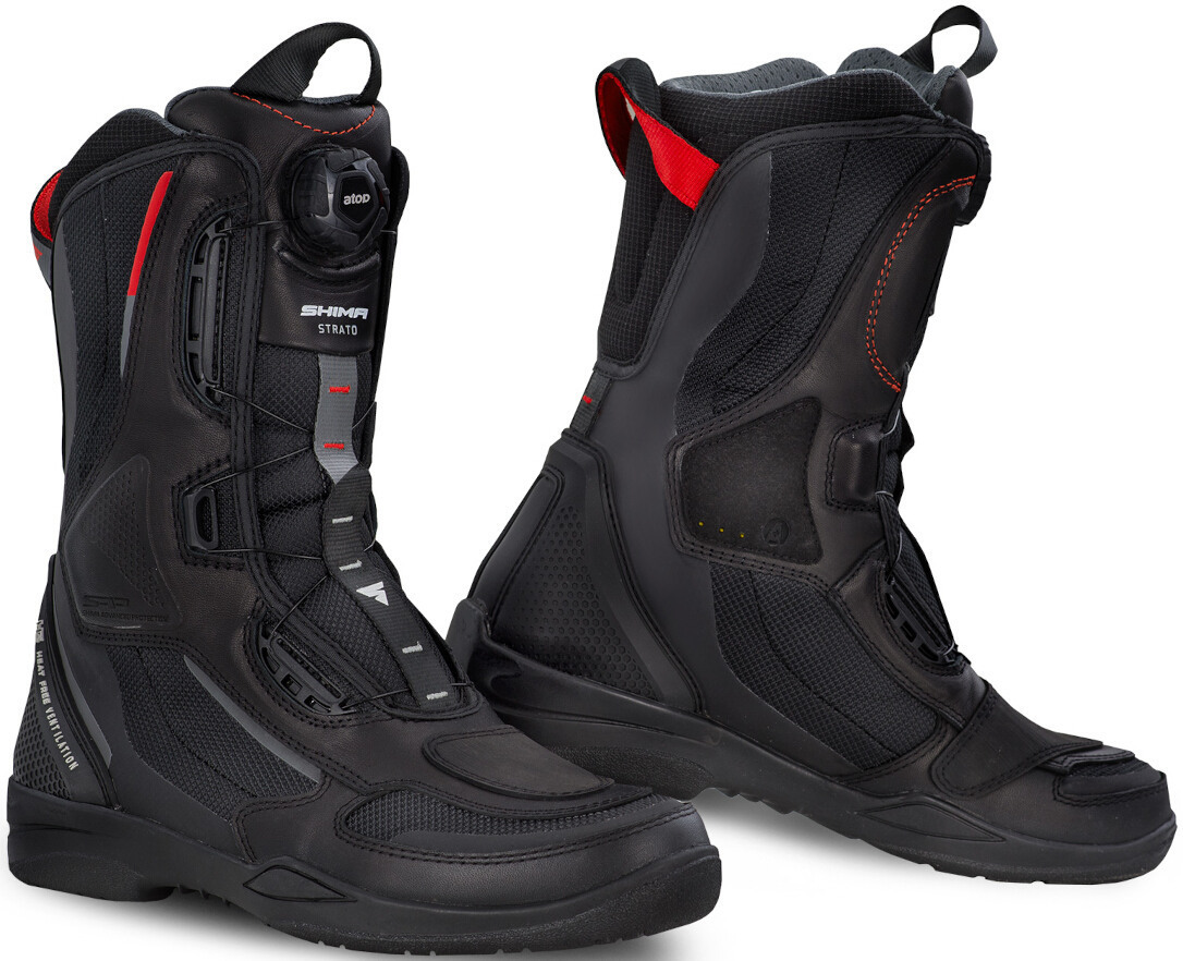 Женские мотоциклетные ботинки SHIMA Strato водонепроницаемые, черный ботинки женские tamaris черный 42