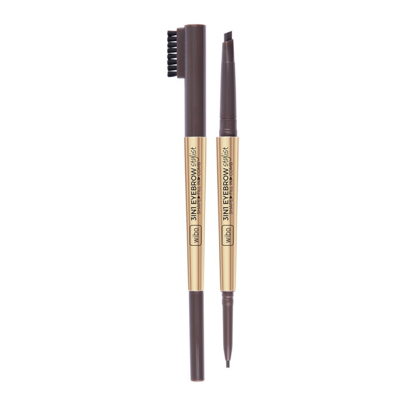 

Wibo Карандаш для бровей 3в1 Eyebrow Stylist с расческой 2 Темно-коричневый