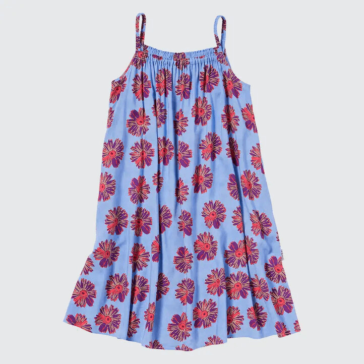 

Платье Uniqlo UT Andy Warhol Flowers Collection, голубой