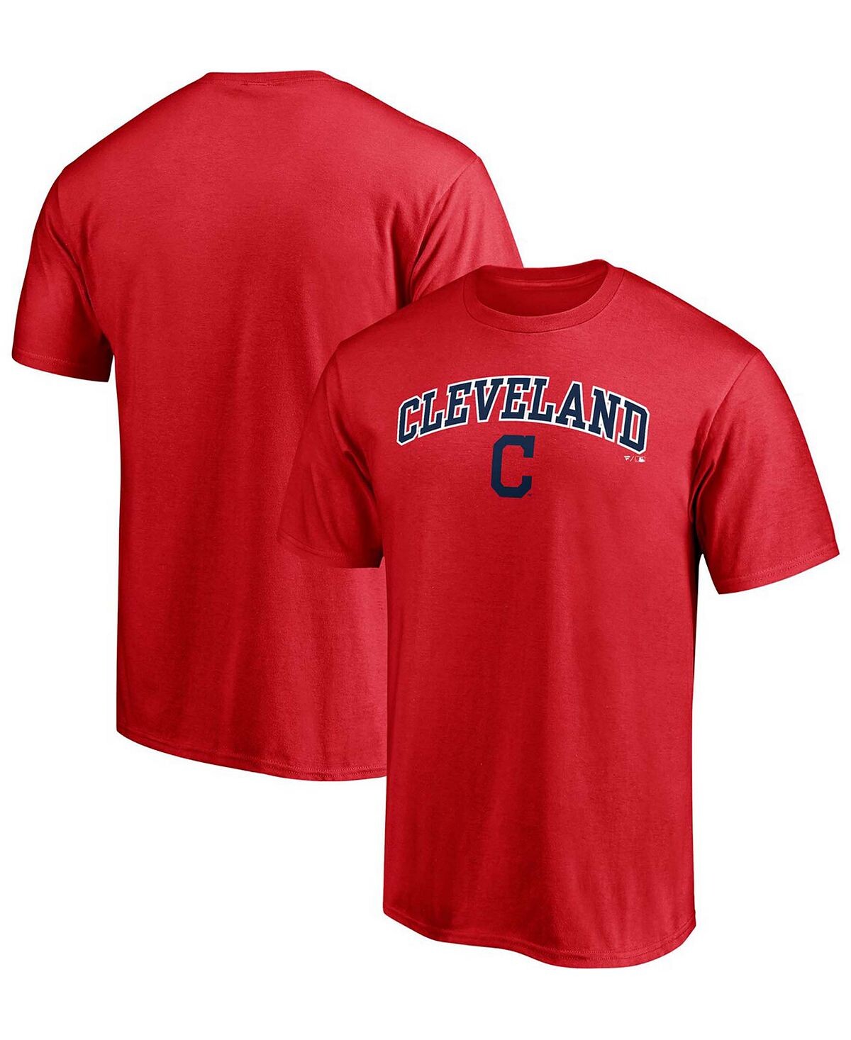 

Мужская красная футболка cleveland indians heart soul Fanatics, красный