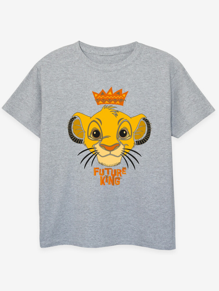 

NW2 Disney The Lion King Future King Детская серая футболка George., серый