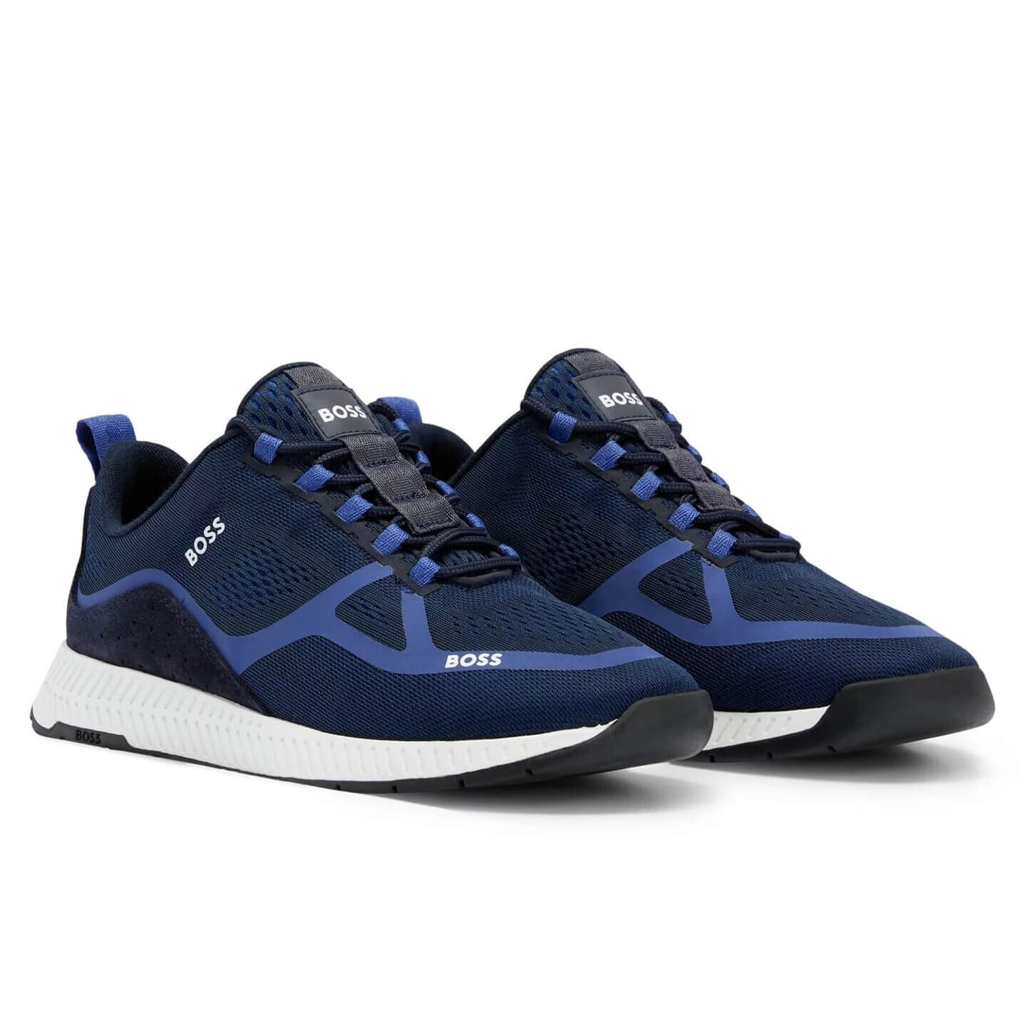 

Кроссовки Boss Mesh Lace-Up, синий