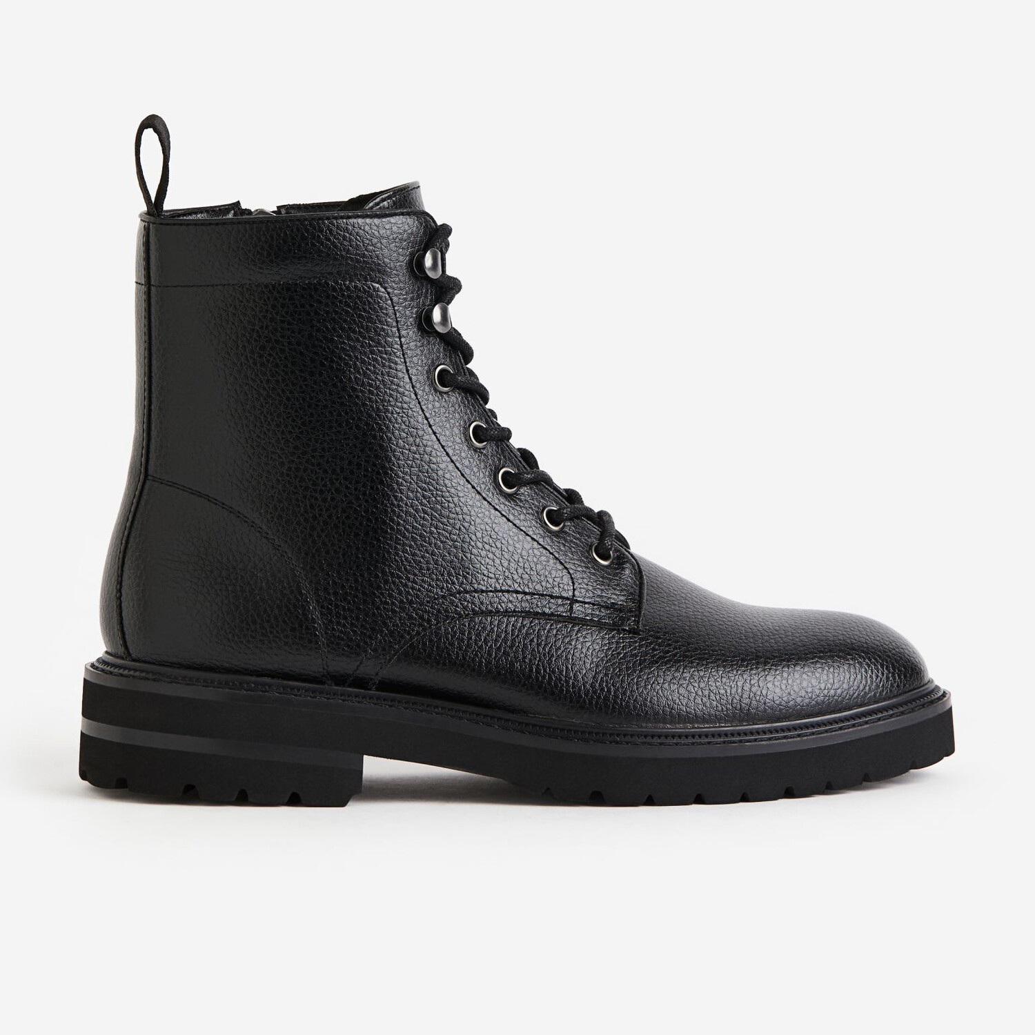 

Ботинки на шнуровке H&M Low heel, черный