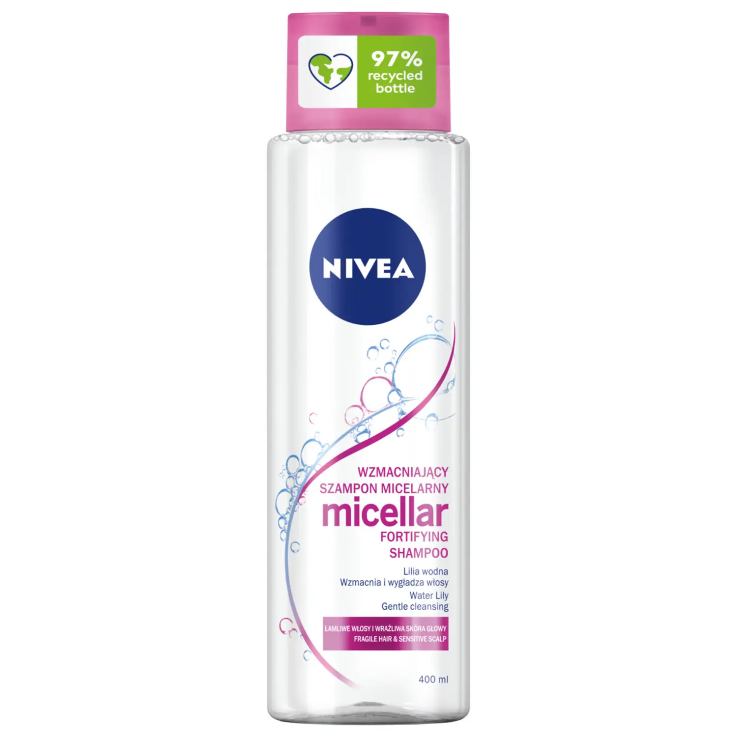

Nivea мицеллярный шампунь для волос, 400 мл