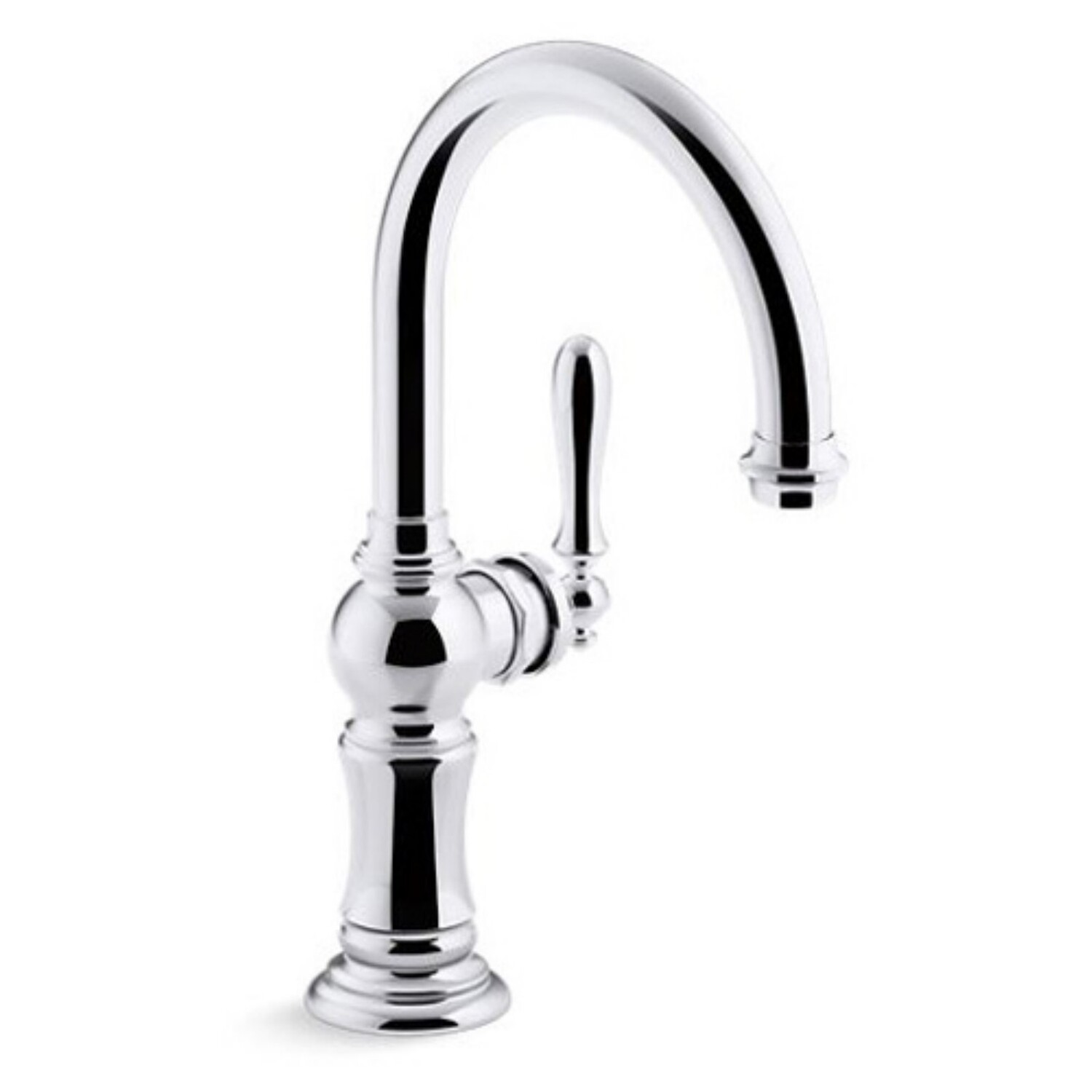 

Арочный смеситель для раковины Kohler Artifacts K99264 с одной ручкой, polished chrome