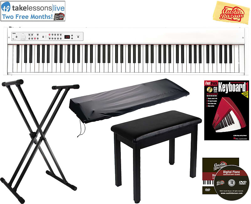 

Цифровое пианино Korg D1 - белое с мебельной скамьей D1WH-COMBO-DLX