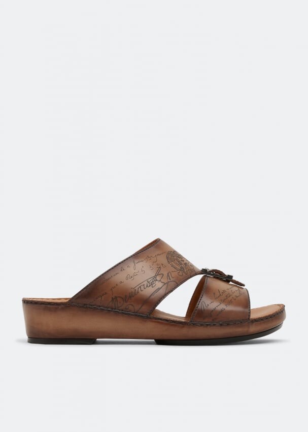 

Сандалии BERLUTI Dubai sandals, коричневый