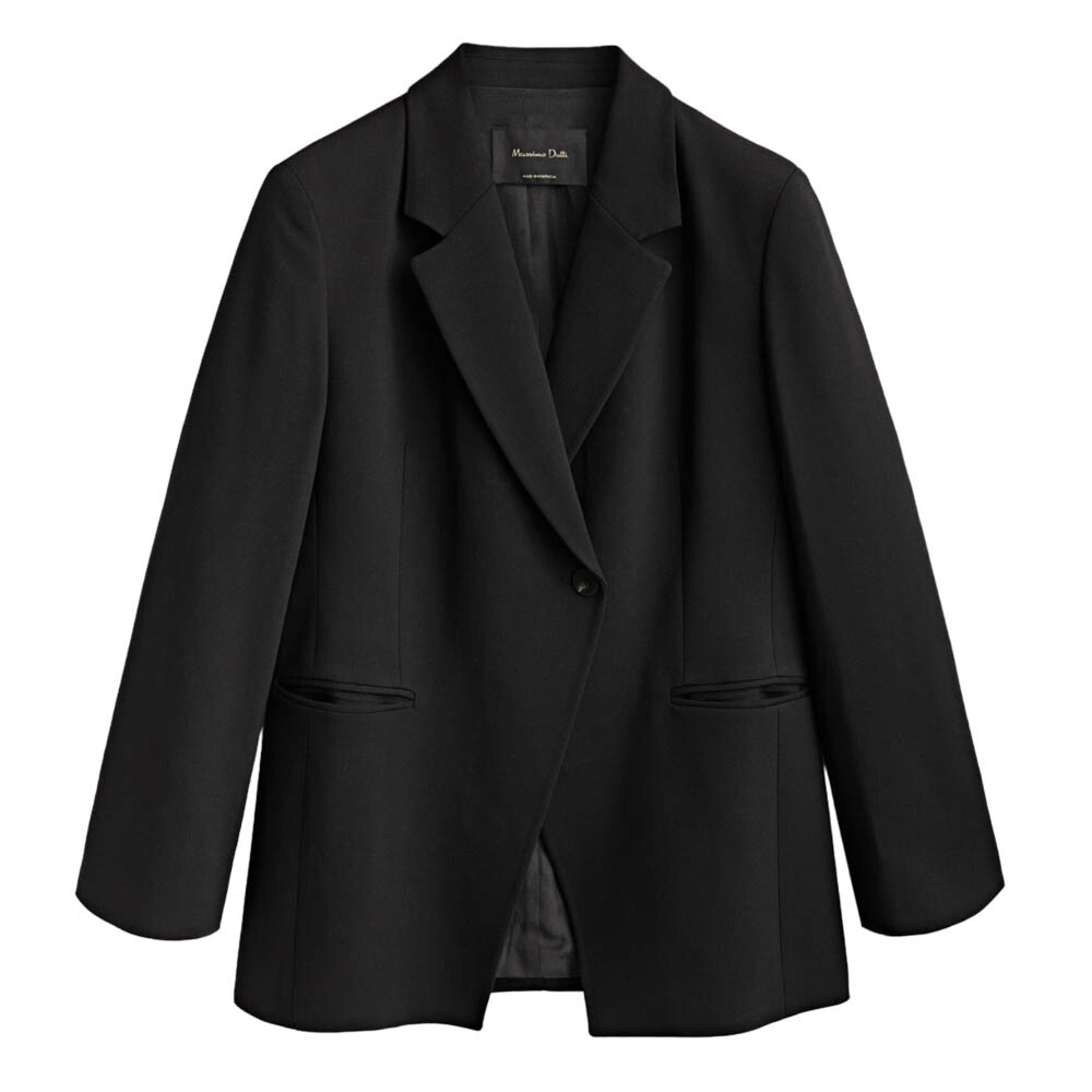 

Пиджак Massimo Dutti Suit, черный