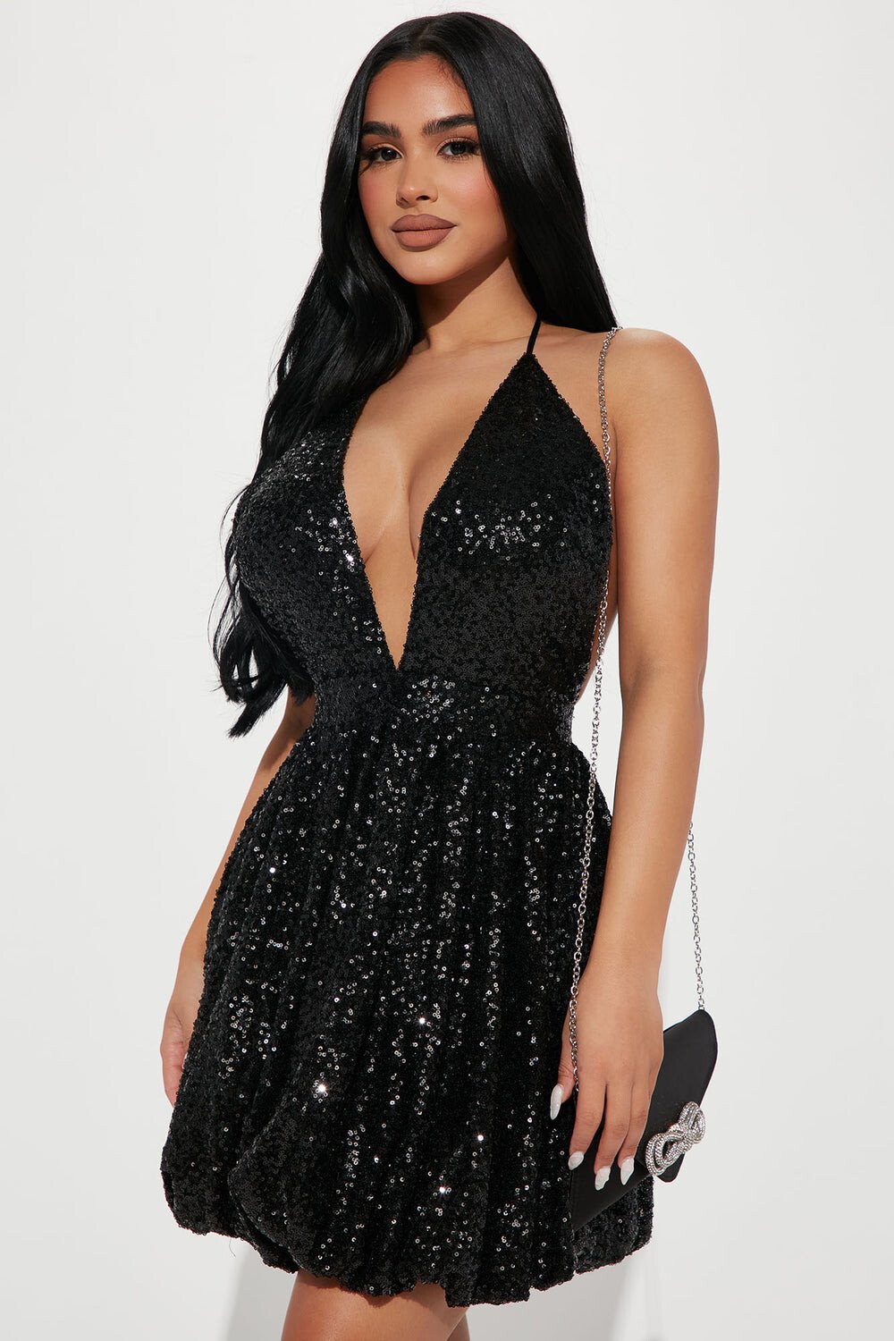 

Мини платье Fashion Nova SK1066, черный