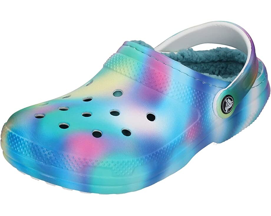 

Сабо Classic Lined Tie-Dye Clog Crocs, чистая вода