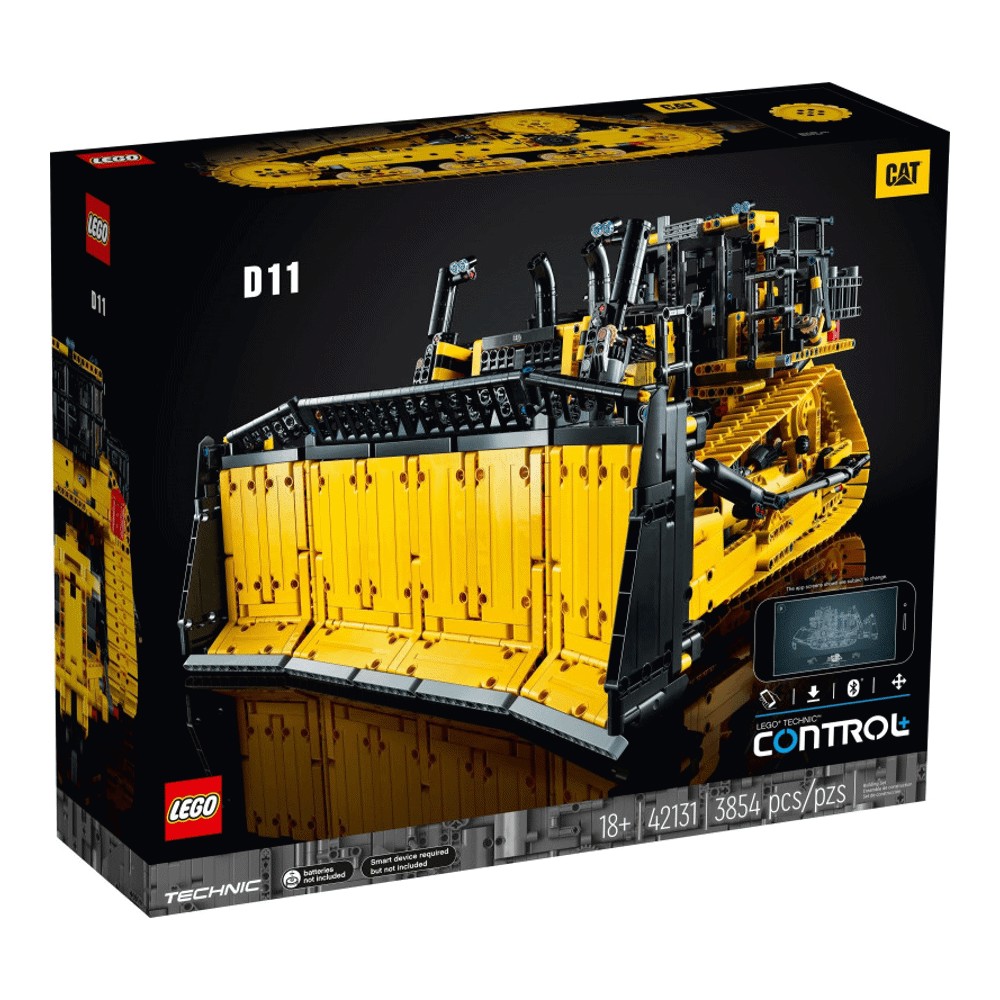 Конструктор LEGO Technic 42131 App контролирует бульдозер Cat D11