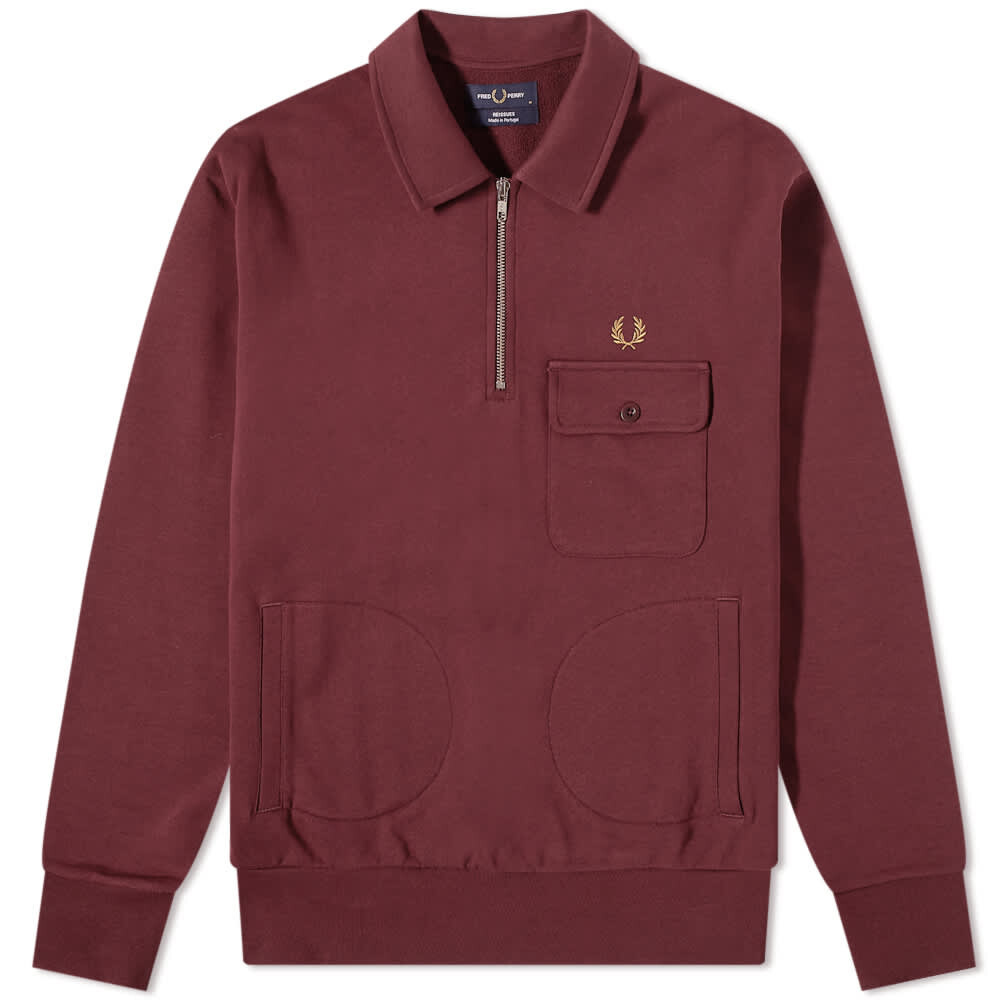 

Толстовка Fred Perry Half-Zip Sweat, Коричневый