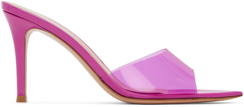 

Розовые босоножки на каблуке Elle 85 Gianvito Rossi