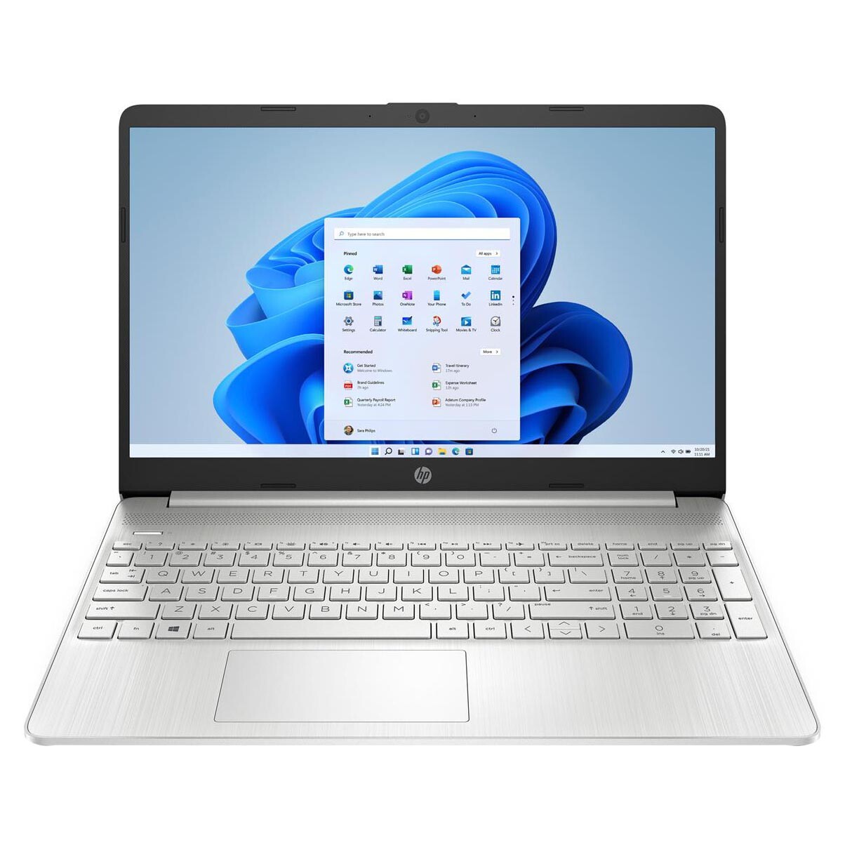 

Ноутбук HP 15-dy2046nr, 15,6" HD Сенсорный, 8Гб/256Гб, i3-1115G4, серебряный, английская клавиатура