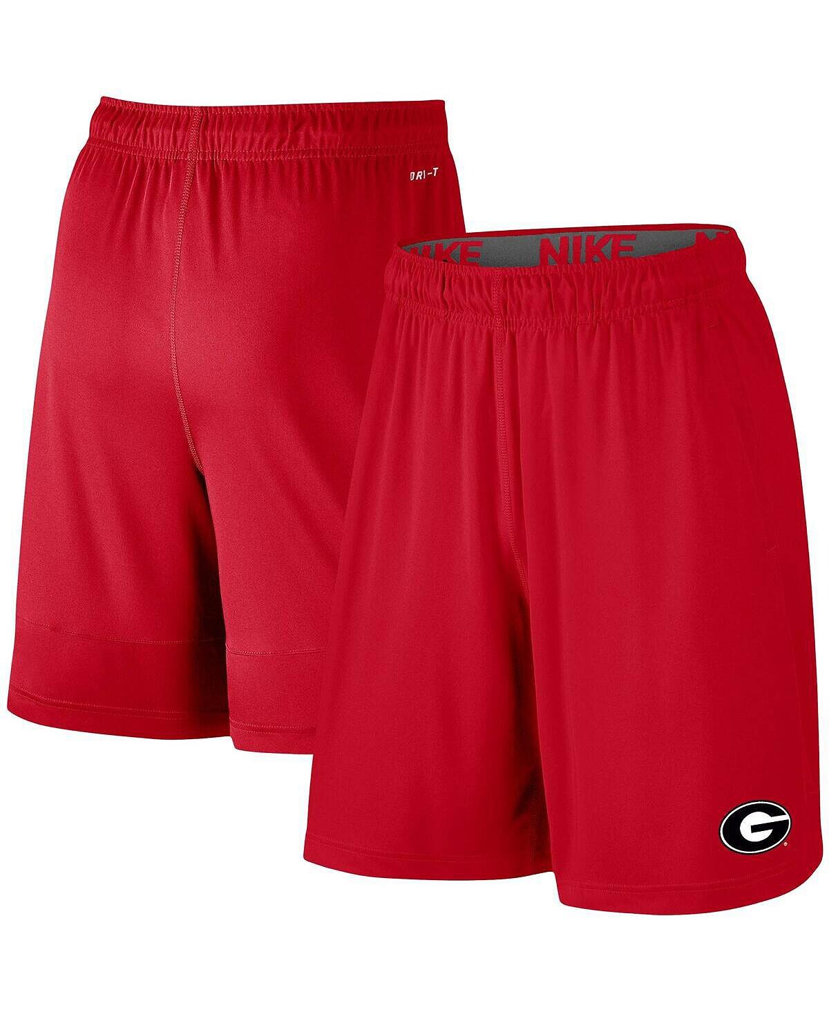 

Мужские красные шорты georgia bulldogs college primary logo 2.0 fly performance Nike, красный