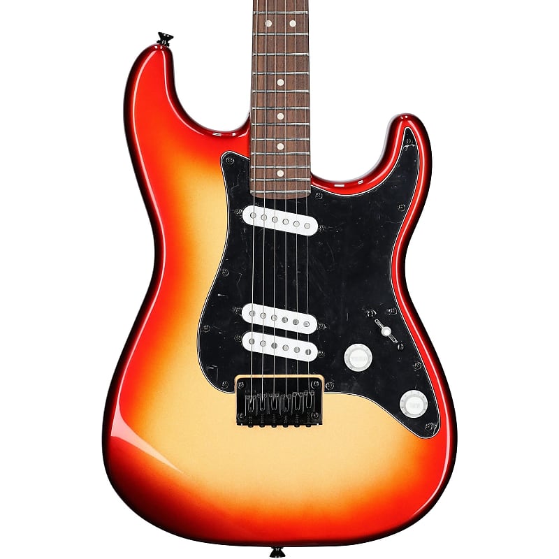 Squier Contemporary Stratocaster Special Electric Guitar, Sunset Metallic high quality maple wood ib style st electric guitar body unfinished semi finished guitar barrel red sunset rock guitar panel