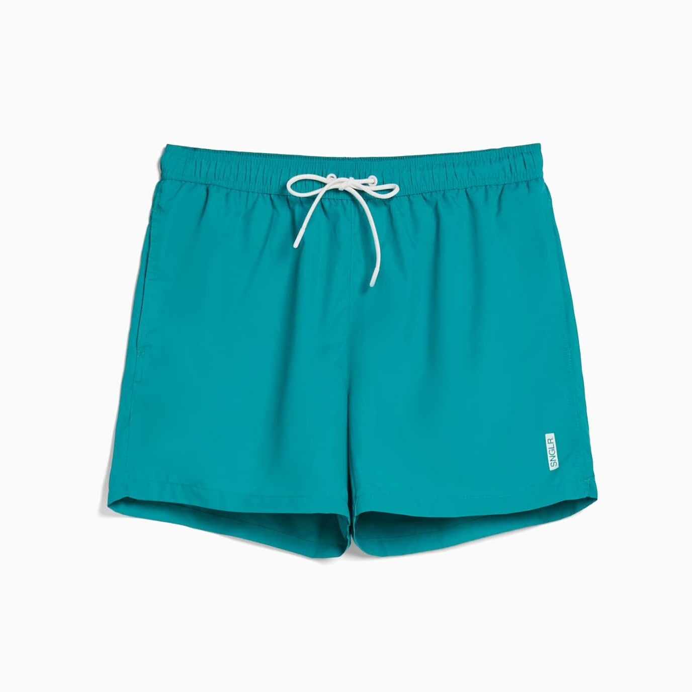 

Шорты Bershka Basic Swimming Trunks, бирюзовый
