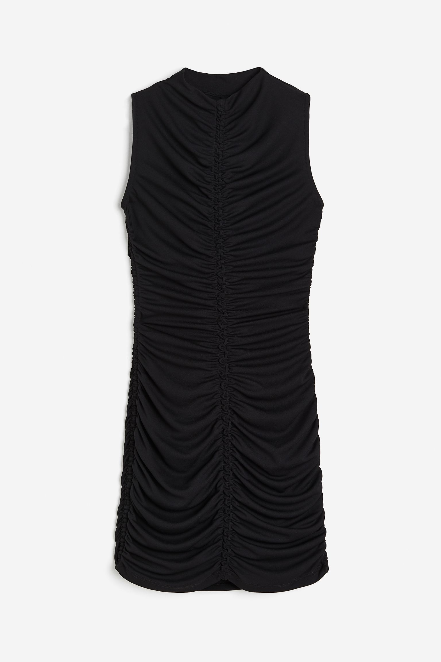 Платье H&M Gathered Bodycon, черный